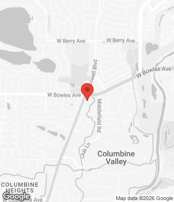 Map of Brad's BBQ Pit - 5950 S Platte Canyon Rd Ste D, Littleton, CO, 80123, US